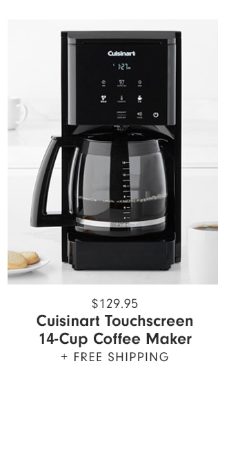 Cuisinart Touchscreen 14-Cup Coffee Maker + FREE SHIPPING