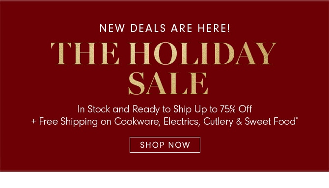 THE HOLIDAY SALE