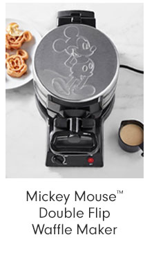 Mickey Mouse™ Double Flip Waffle Maker