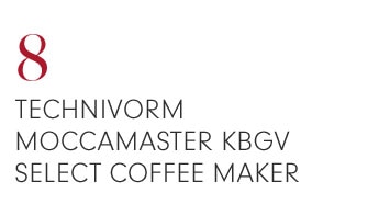 8 - TECHNIVORM MOCCAMASTER KBGV SELECT COFFEE MAKER