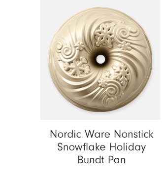 Nordic Ware Nonstick Snowflake Holiday Bundt Pan