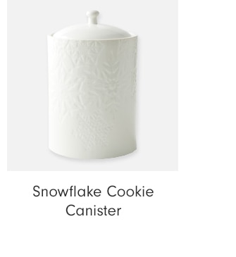 Snowflake Cookie Canister