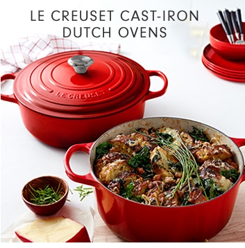 LE CREUSET CAST-IRON DUTCH OVENS