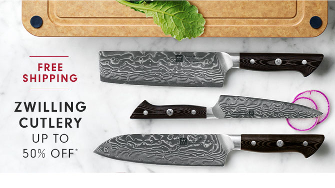 ZWILLING CUTLERY UP TO 50% OFF*