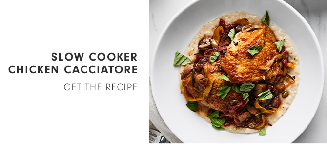 SLOW COOKER CHICKEN CACCIATORE - GET THE RECIPE