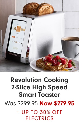 Revolution Cooking 2-Slice High Speed Smart Toaster - Now $279.95 + UP TO 30% OFF ELECTRICS