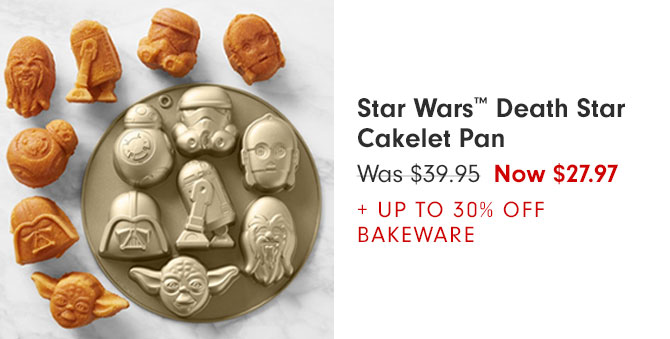 Star Wars™ Death Star Cakelet Pan Now $27.97 + UP TO 30% OFF BAKEWARE