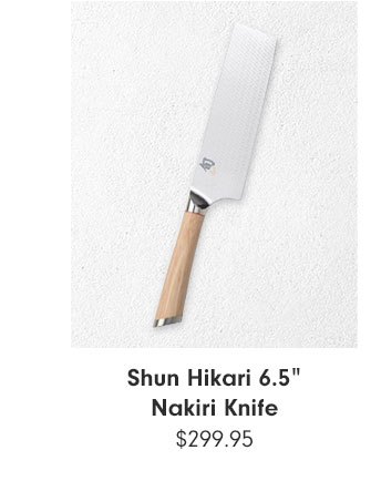 Shun Hikari 6.5" Nakiri Knife $299.95