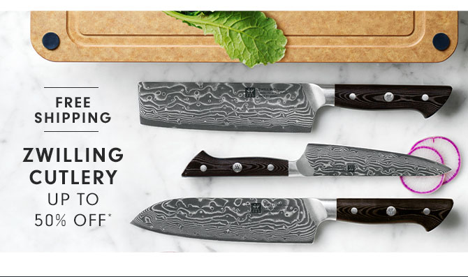 ZWILLING CUTLERY UP TO 50% OFF*