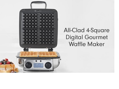 All-Clad 4-Square Digital Gourmet Waffle Maker