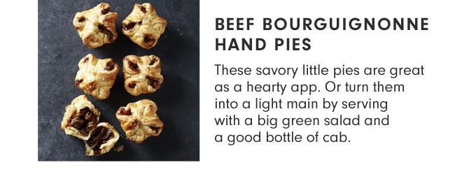 BEEF BOURGUIGNONNE HAND PIES