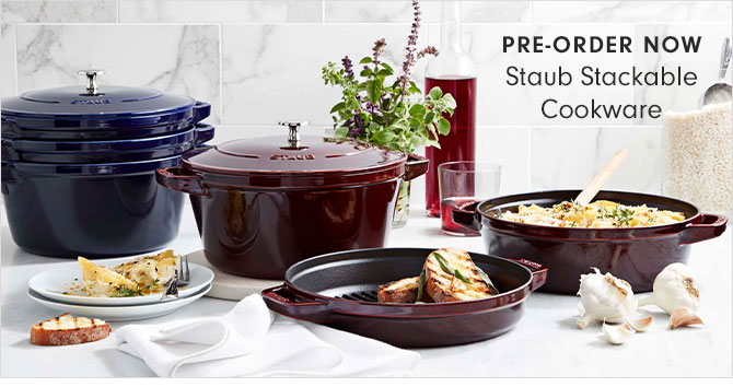 PRE-ORDER NOW - Staub Stackable Cookware