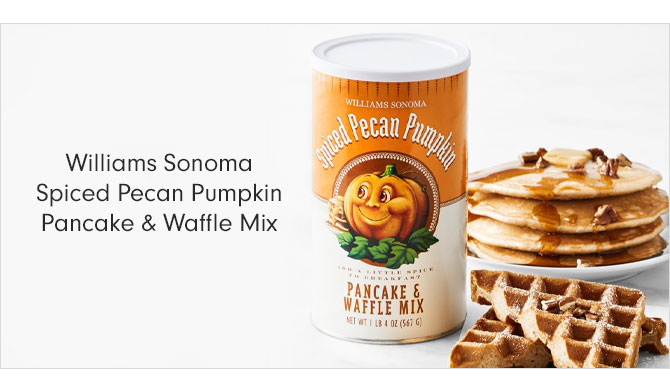 Williams Sonoma Spiced Pecan Pumpkin Pancake & Waffle Mix