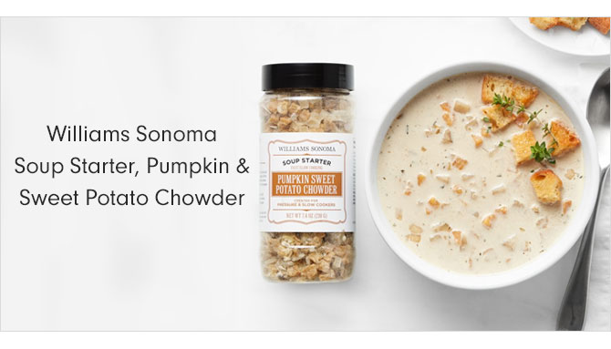 Williams Sonoma Soup Starter, Pumpkin & Sweet Potato Chowder