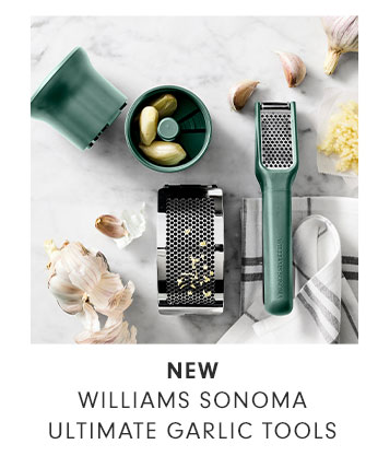 NEW WILLIAMS SONOMA ULTIMATE GARLIC TOOLS