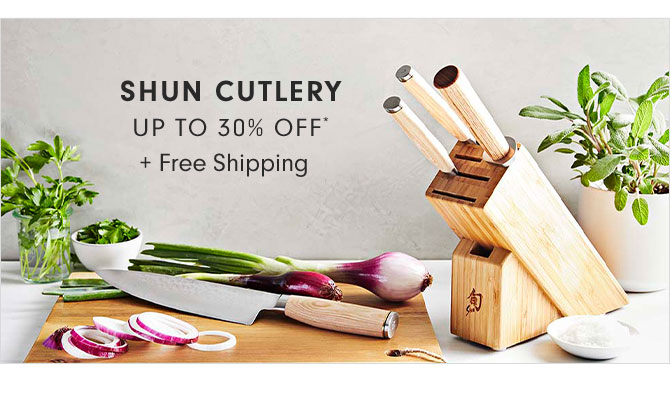 SHUN CUTLERY - UP TO 30% OFF* + Free Shipping