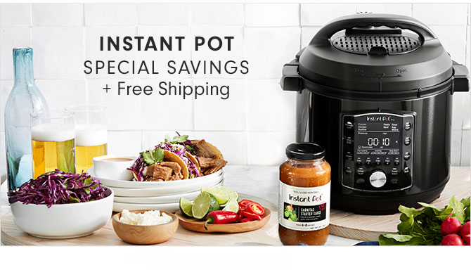 Instant Pot Special Savings + Free Shipping