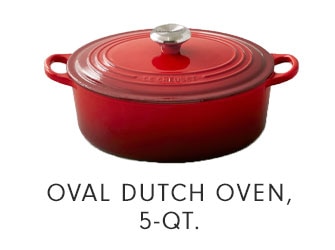 OVAL DUTCH OVEN, 5-QT.