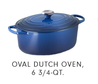 OVAL DUTCH OVEN, 6 3/4-QT.