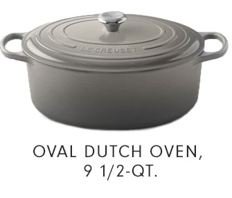 OVAL DUTCH OVEN, 9 1/2-QT.