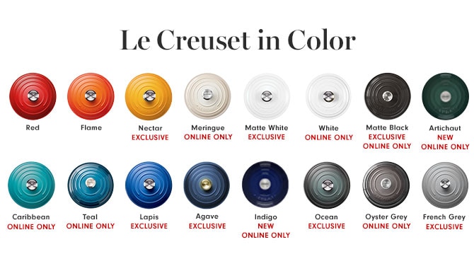 Le Creuset in Color