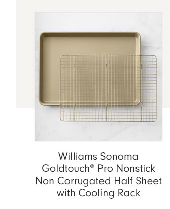 Williams Sonoma Goldtouch® Pro Nonstick Non Corrugated Half Sheet with Cooling Rack