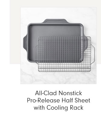 All-Clad Nonstick Pro-Release Half Sheet with Cooling Rack