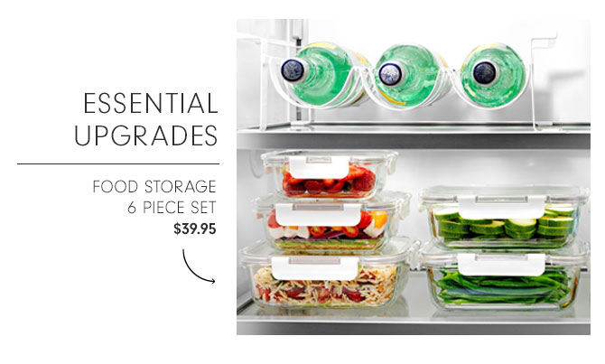 Essential Upgrades - Food Storage 6 piece Set $39.95