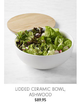 Lidded Ceramic Bowl, Ashwood $89.95