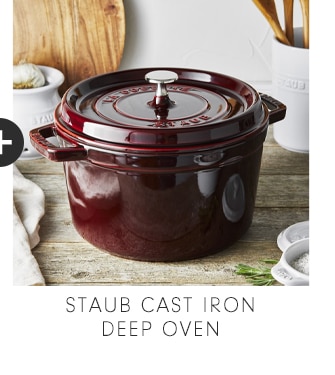 STAUB CAST IRON DEEP OVEN