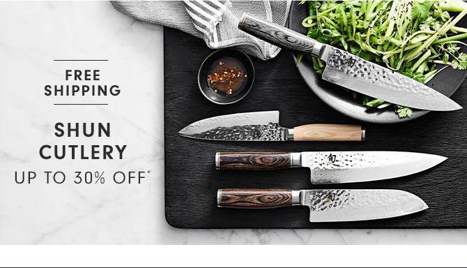 SHUN CUTLERY UP TO 30% OFF*