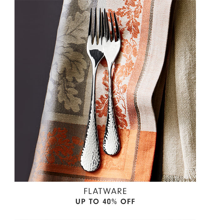 Flatware UP TO 40% OFF