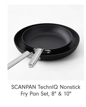 SCANPAN TechnIQ Nonstick Fry Pan Set, 8" & 10"