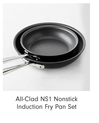 All-Clad NS1 Nonstick Induction Fry Pan Set