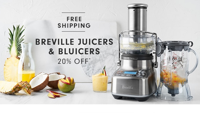 BREVILLE JUICERS & BLUICERS - 20% OFF*