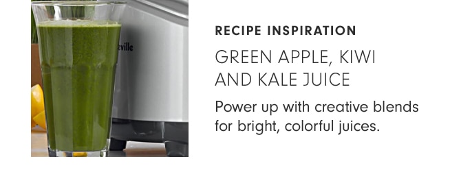 GREEN APPLE, KIWI AND KALE JUICE