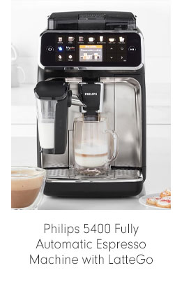 Philips 5400 Fully Automatic Espresso Machine with LatteGo