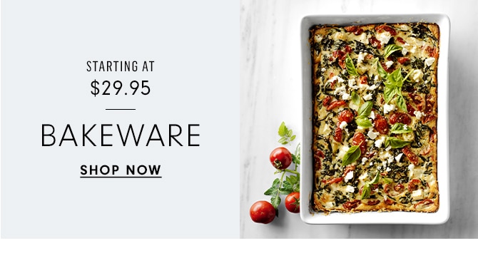 BAKEWARE - SHOP NOW