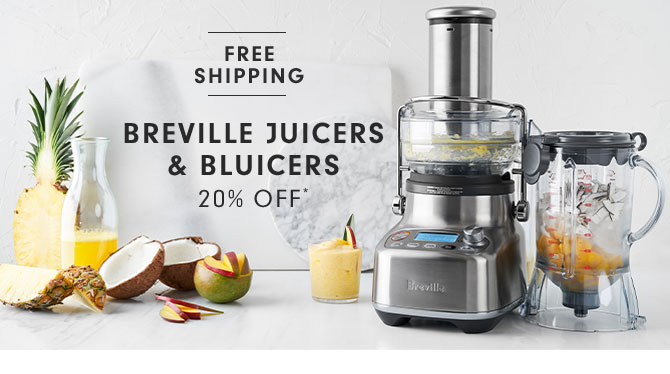 BREVILLE JICERS & BLUICERS 20% OFF*