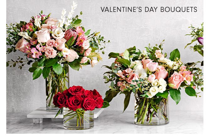 VALENTINE'S DAY BOUQUETS