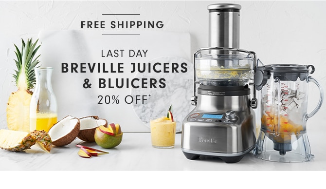 BREVILLE JUICERS & BLUICERS - 20% OFF*