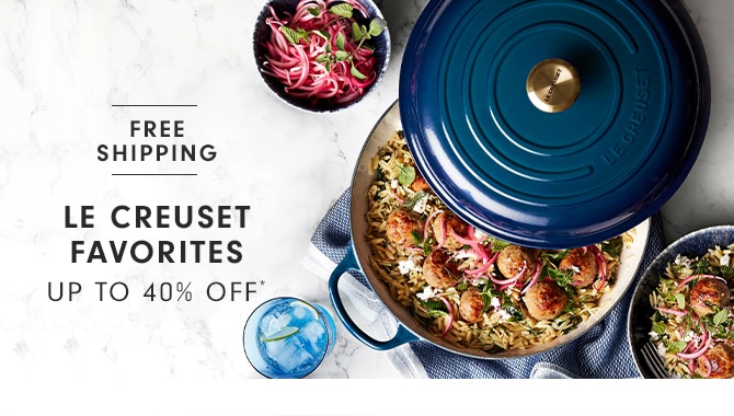 LE CREUSET FAVORITES - UP TO 40% OFF*