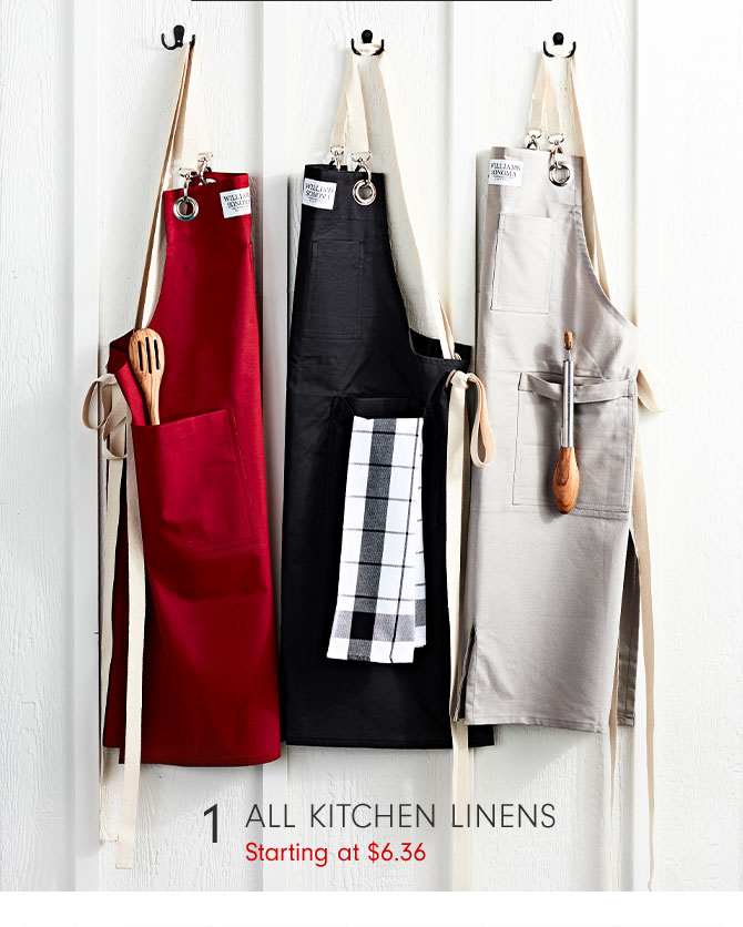 1 - ALL KITCHEN LINENS Starting at $6.36