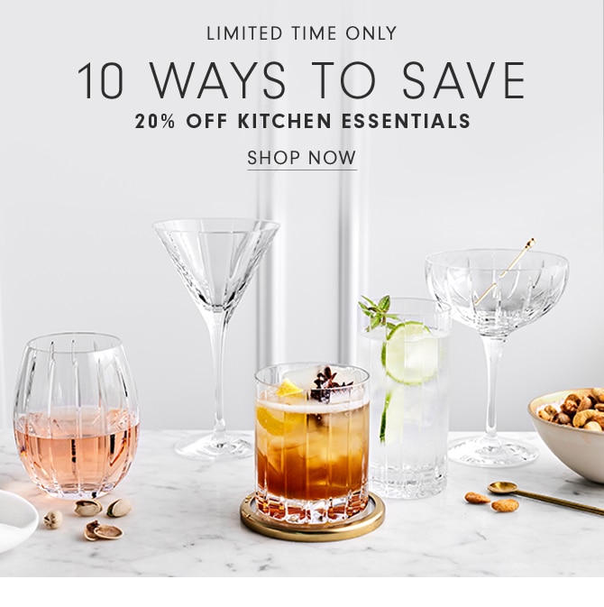 20% OFF KITCHEN ESSENTIALS - SHOP NOW