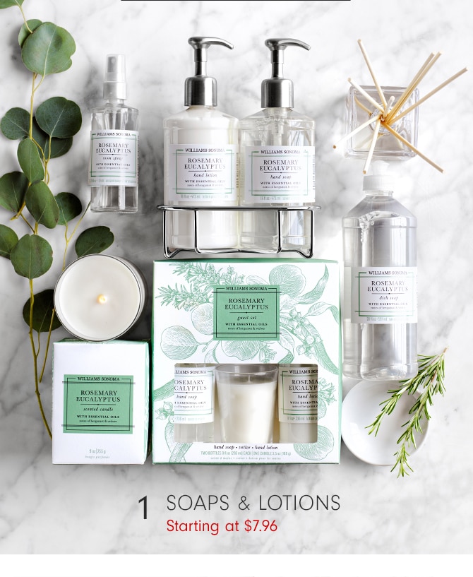 SOAPS & LOTIONS - Starting at $7.96