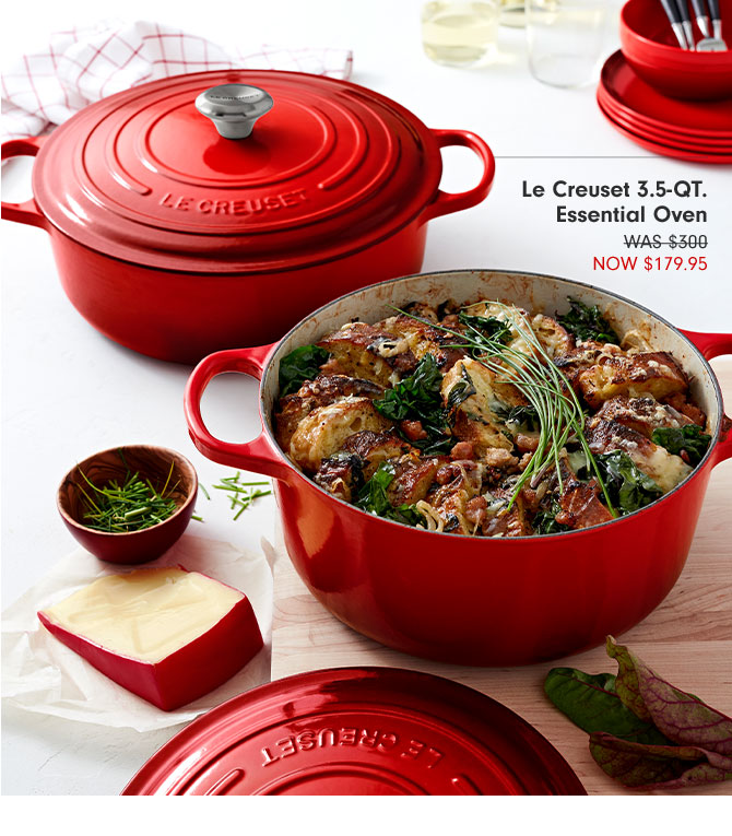 Le Creuset 3.5-QT. Essential Oven - NOW $179.95