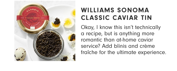 WILLIAMS SONOMA CLASSC CAVIAR TIN