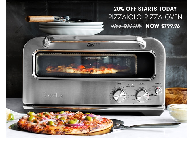 20% OFF STARTS TODAY - PIZZAIOLO PIZZA OVEN - NOW $799.96