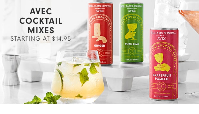 AVEC COCKTAIL MIXES STARTING AT $14.95