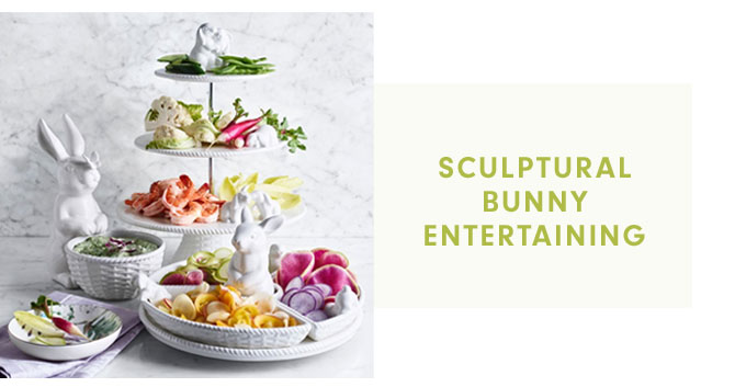 SCULPTURAL BUNNY ENTERTAINING